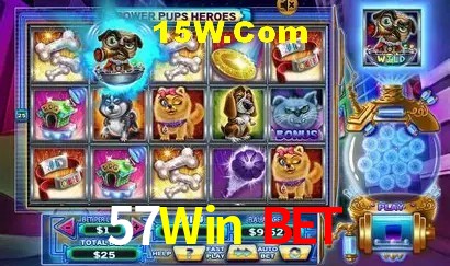 Interface moderna da plataforma 57Win Bet